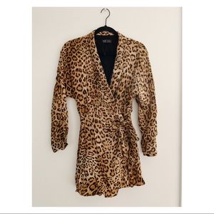 Leopard Print Romper